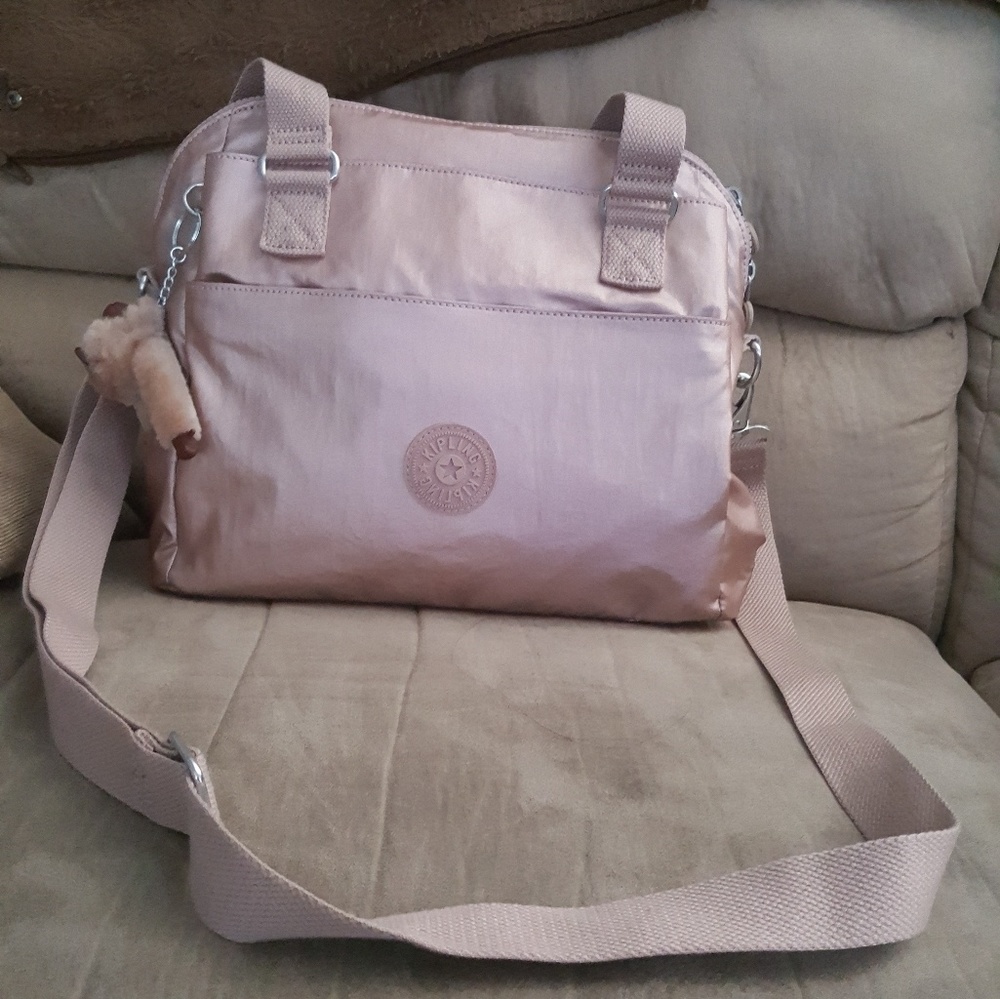 Kipling Felicity Rose gold bag